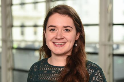 portrait of DoLS PhD student representative, Emma