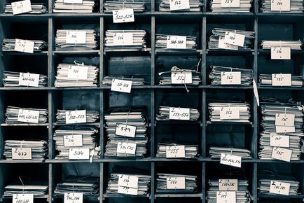 Image of old archive files