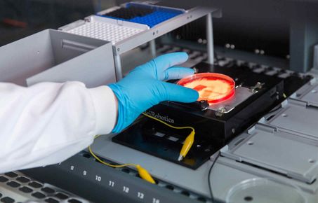 A file image from a laboratory
