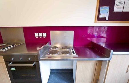 photo of beit hall kitchen