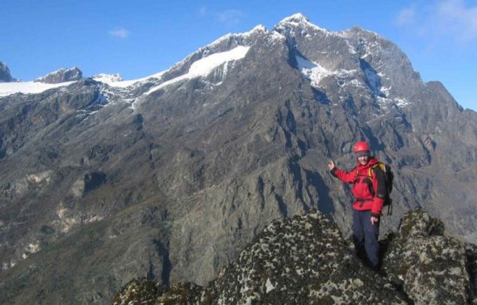 Joeri Rogelj on a mountain