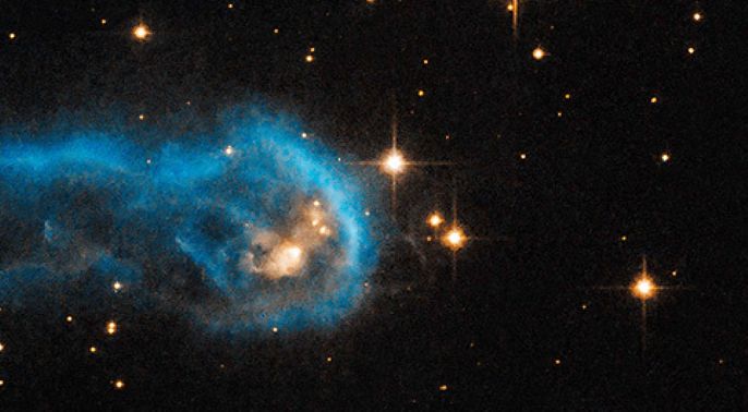 Hubble Cosmic Caterpillar