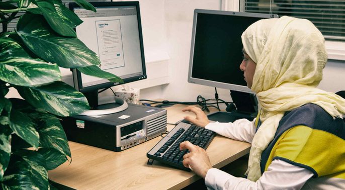 A medical student at Imperial College London