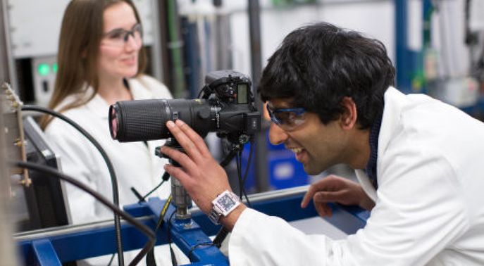 Nuclear researchers in the lab