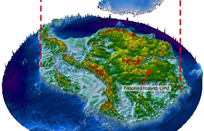 Map of Antarctica