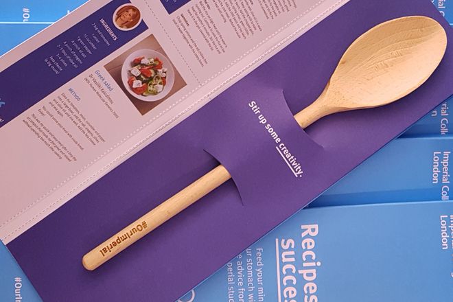 Wooden spoon branded with #OurImpeiral