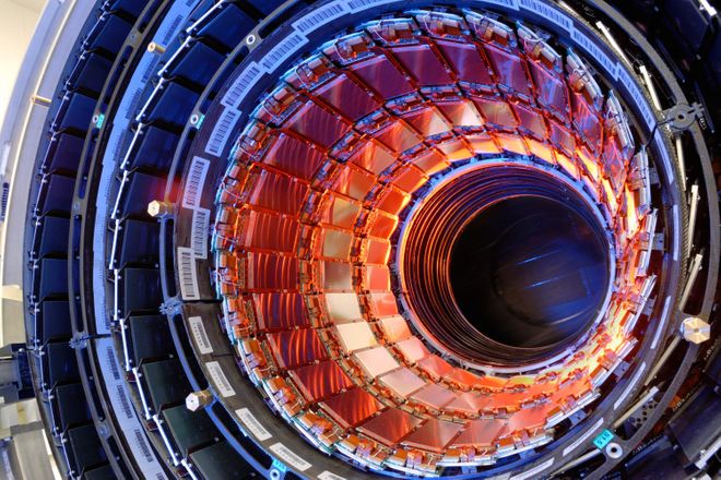 Image of the CERN super collider interior