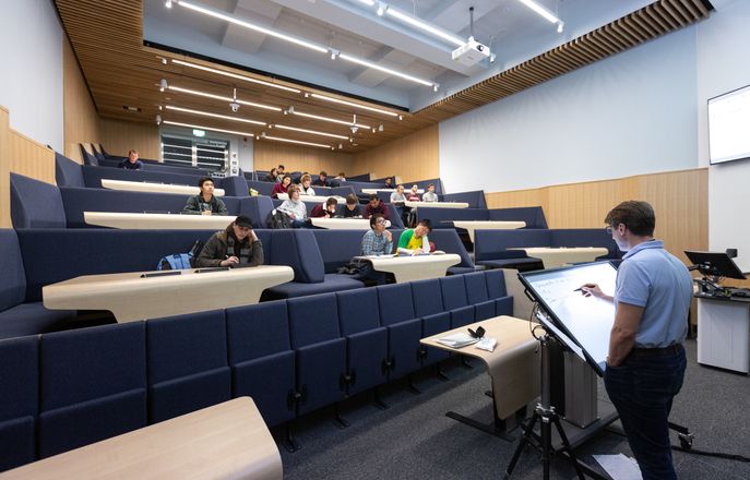 The Physics lecture theatre