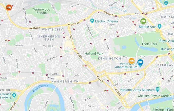 Victoria Gardens - Google My Maps