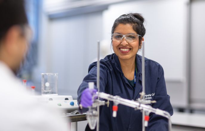 Scientist in lab