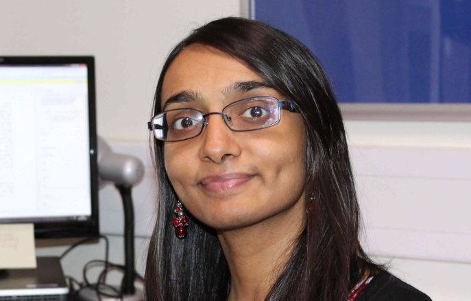 MSc student Vidhya 