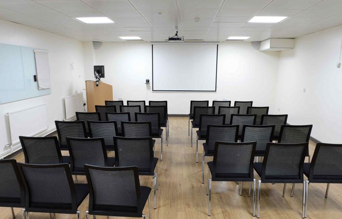 inside seminar room