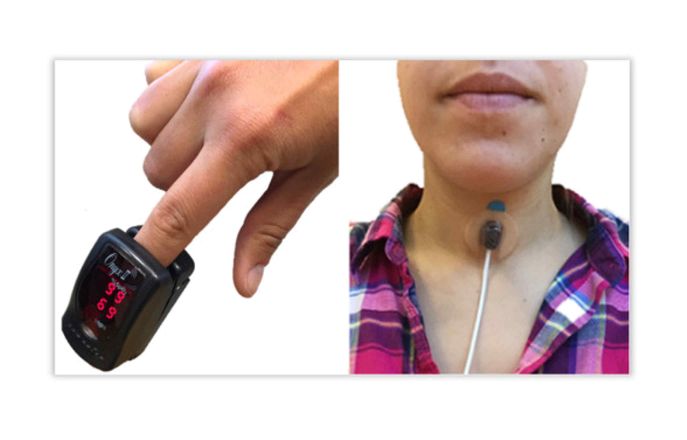 Nonin Wearable Sensor on Subject