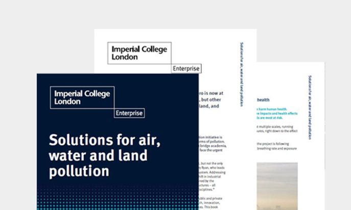 Front cover of the solution for pollution e-book
