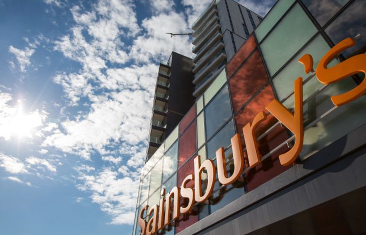 Photo of a Sainsbury's shop front.