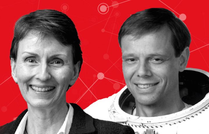 Helen Sharman and Christer Fuglesang