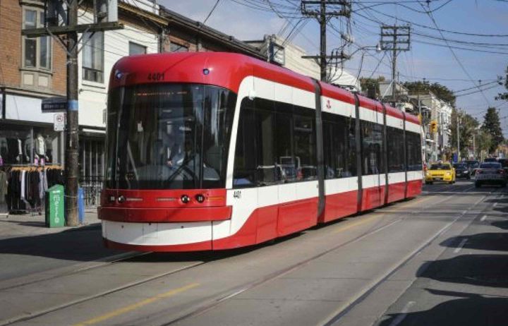 Photo of a Toronto TTC light rail vehicle