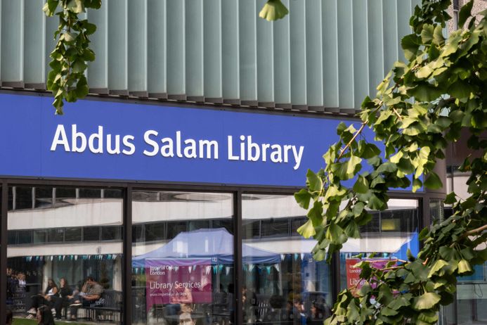 Abdus Salam Library main entrance