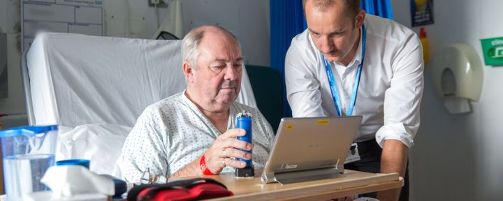 Paul Bentley has developed a portable hand-and-brain trainer (gripAble) in conjunction with the Human Robotics Group Imperial College, for patients requiring physical and cognitive rehabilitation
