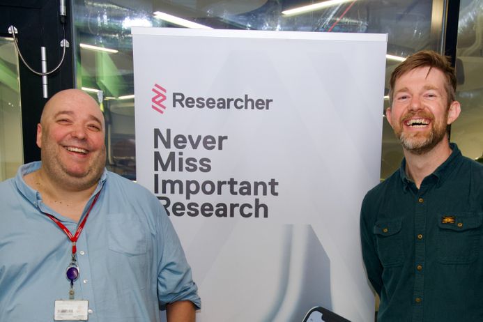 Two guys from researcher
