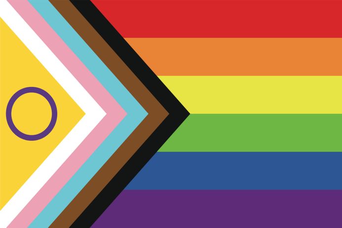 Intersex Inclusive LGBTQIA+ Flag