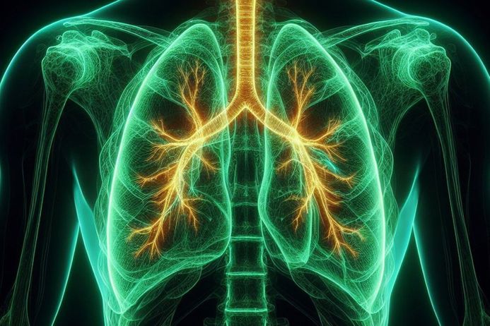 A digital image of lungs - Image by David Sánchez-Medina Calderón on Pixabay