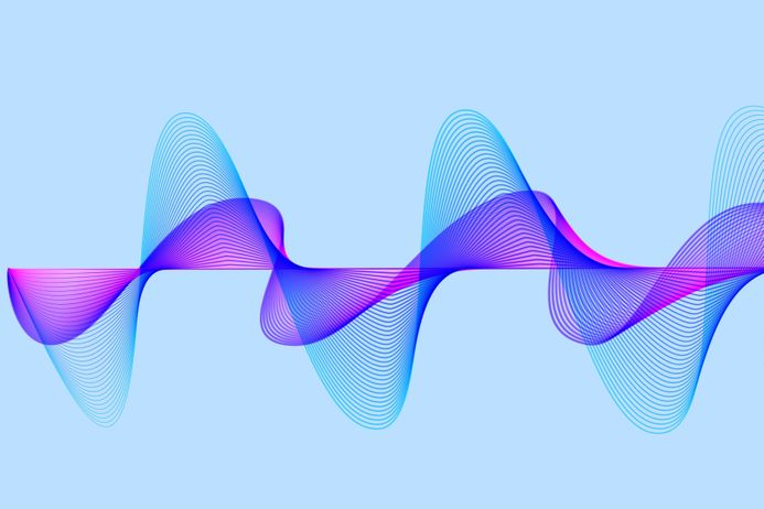 Artistic representation of an Electromagnetic Wave