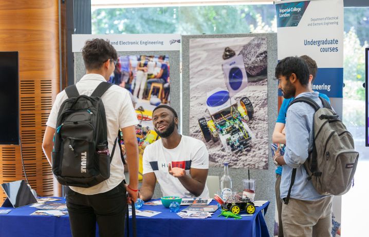 A stall at Undergraduate Open Day 2019