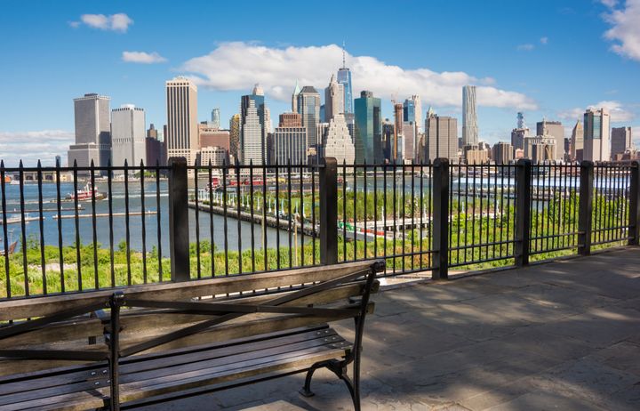 Manhattan seen from Brooklyn Heights Promenade