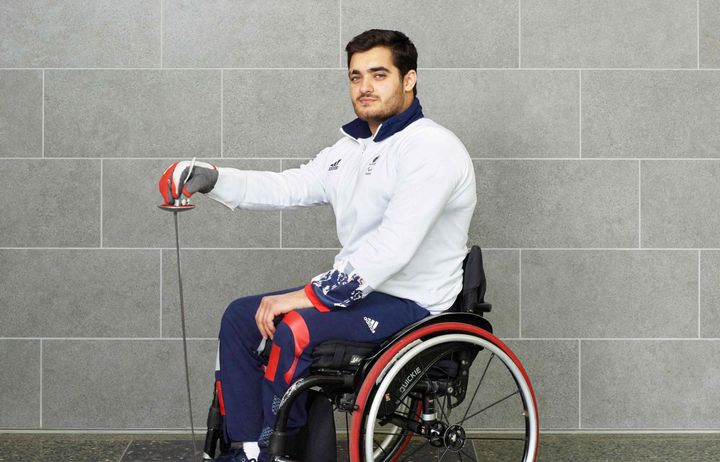 Paralympian and double Wheelchair Fencing World Champion Dimitri Coutya.