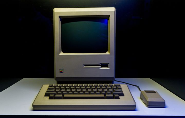 An early Apple Macintosh computer