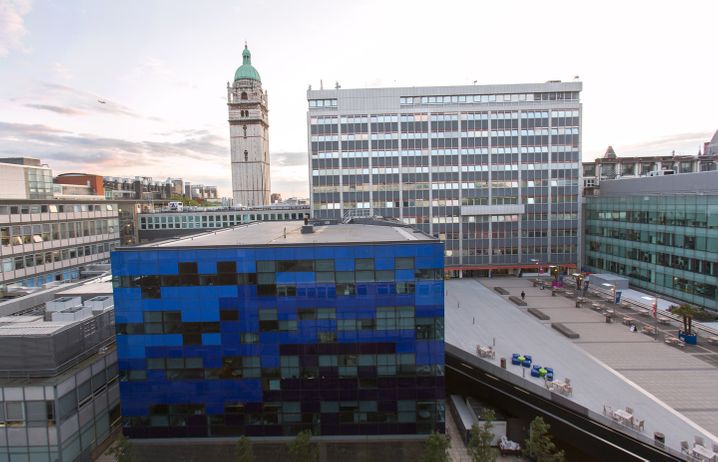 Faculty Building and Queen's Tower buildings at Imperial's South Kensington Campus
