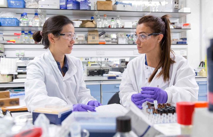 Glycosciences researchers in the lab