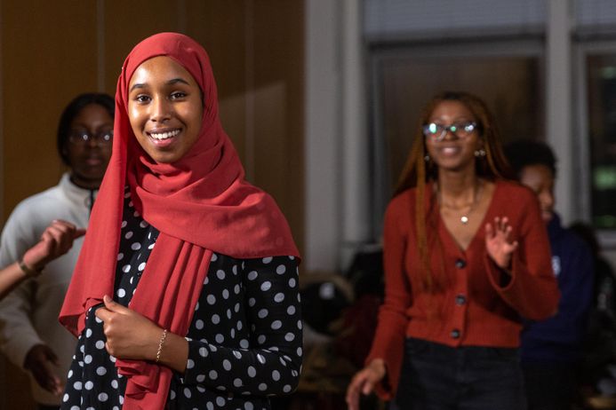 Black students at Imperial's Afrogala