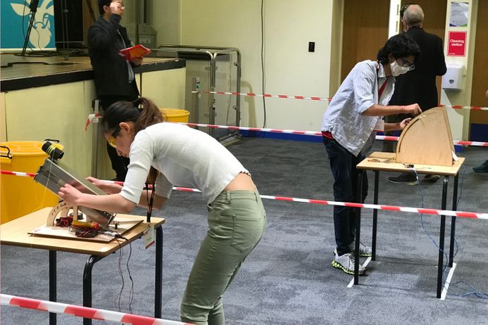 students at IMechE Design Challenge 2022