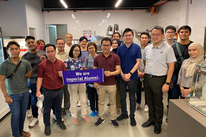 Group image of alumni at the Global Celebration in Malaysia