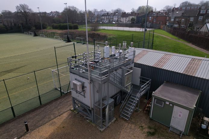 air monitoring site school