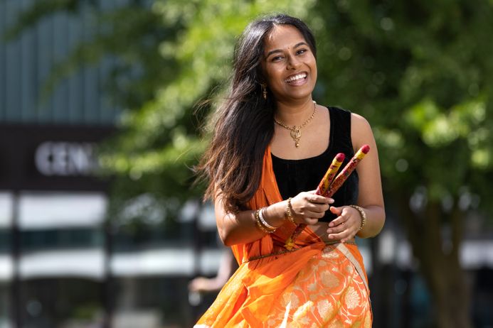 Nandini Bhudia on the Dangoor Plaza