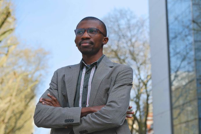 Ethelbert MEzie on Imperial College Road