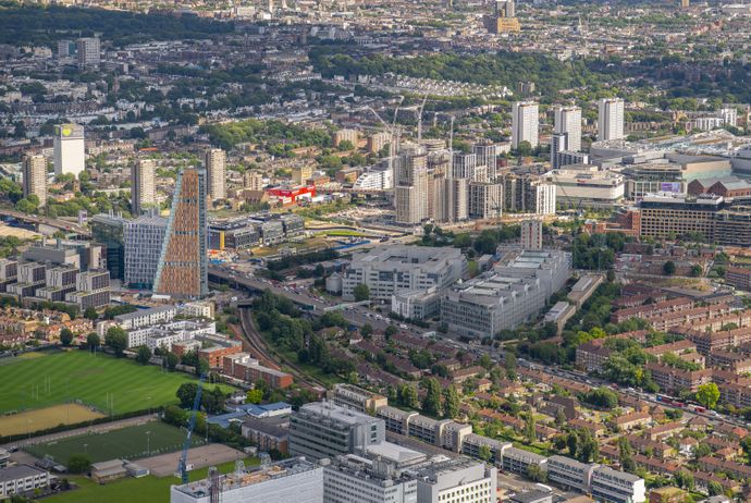 White City aerial view