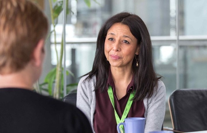 A departmental disability officer listening to a student