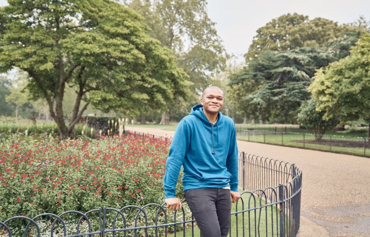 David Tyoember in Kensington Gardens