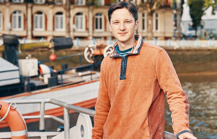 Cai Linton on a Thames Clipper