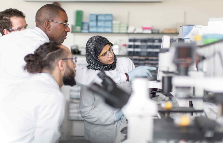 People in a lab 