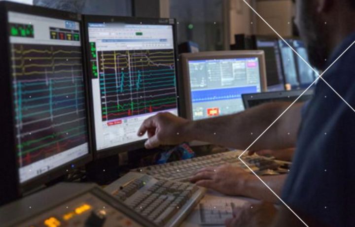 Person working at a computer