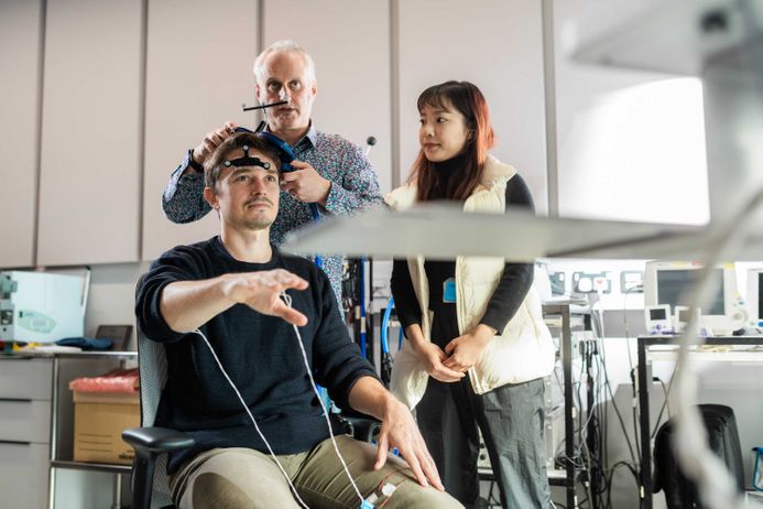 neurophysiology assessment being conducted