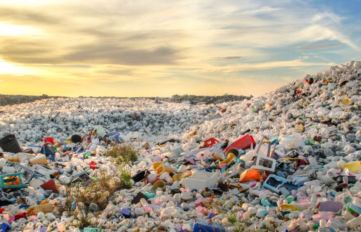 A rubbish tip
