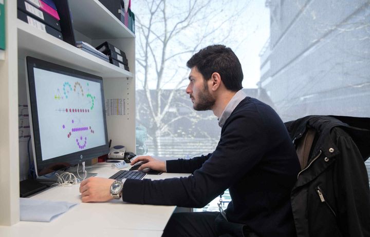 Man on computer