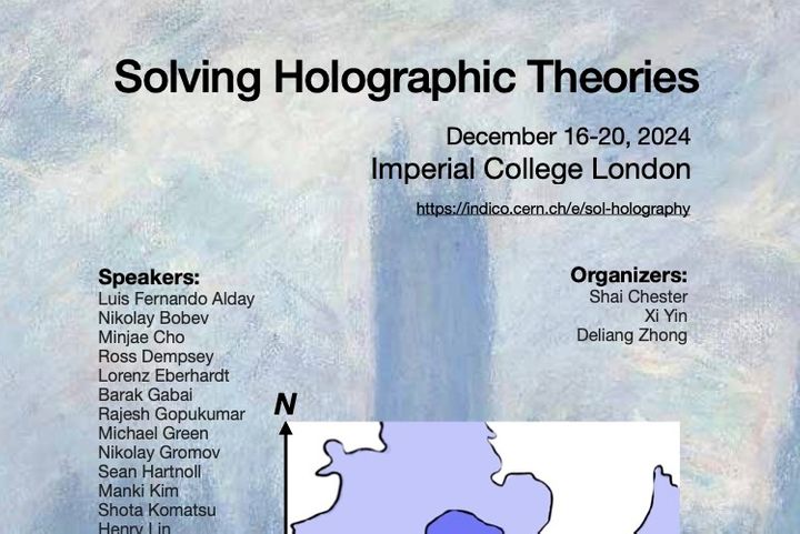 Poster for an academic conference in string theory