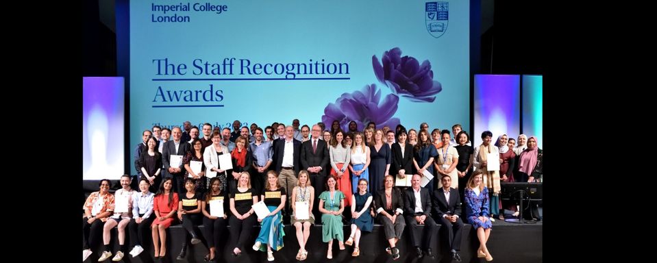 Staff Recognition award winners